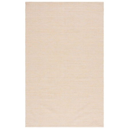 Safavieh 8 x 10 ft. Montauk Flat Weave Rectangle Area Rug, Yellow & Ivory MTK701C-8